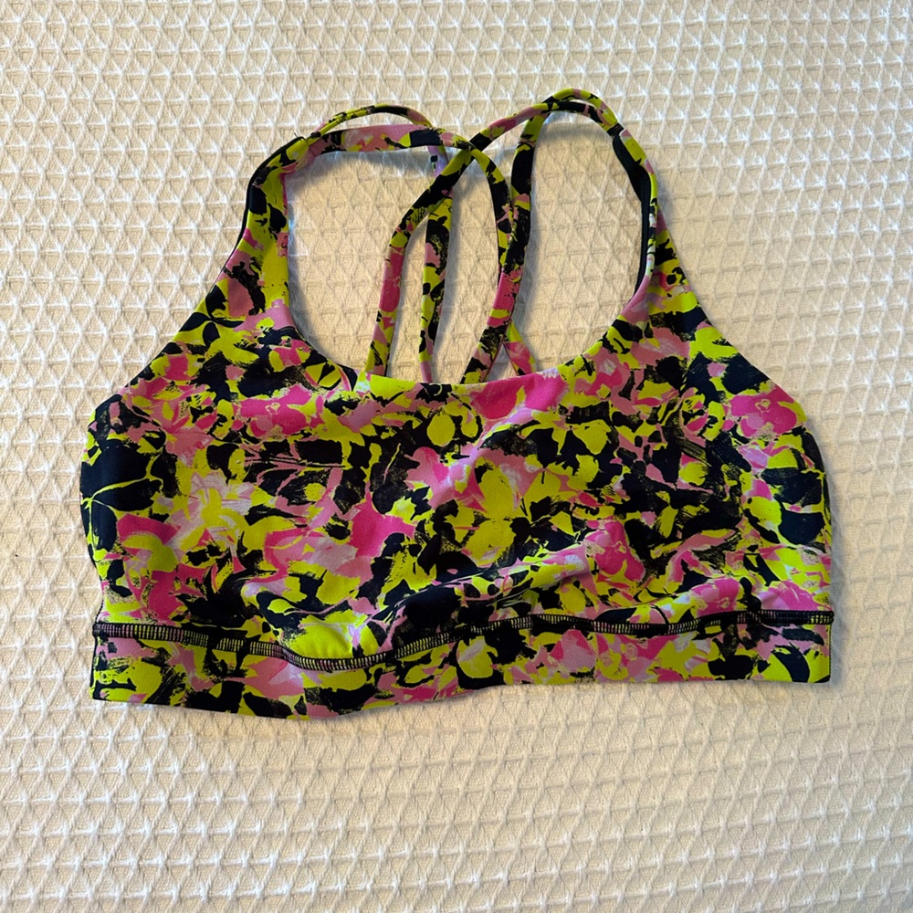 Lulu lemon sports bra Energy. size 8. Worn once.